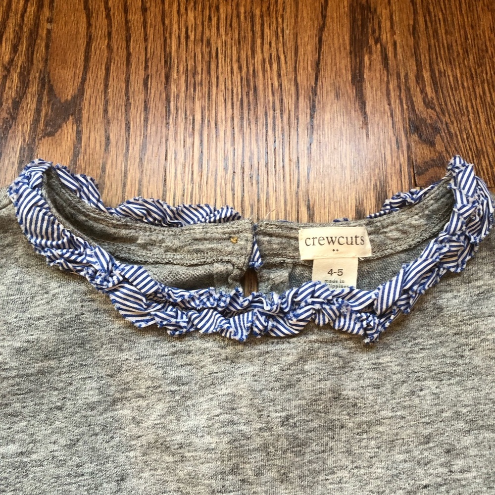 Crewcuts Ruffle Necklace Top 4-5 Years - Picture 5 of 7